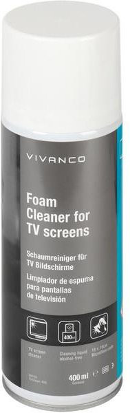 Vivanco TV Bildschirm Reinigungsschaum, Weiß, 400 ml - Bild 1