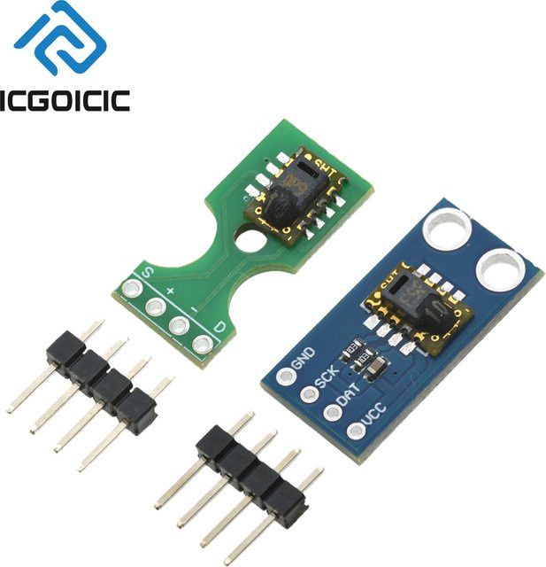SHT10 Digitales Temperatur- und Feuchtigkeitssensormodul in Grün mit serieller Schnittstelle für Arduino und ESP32 IoT-Projekte - Bild 1