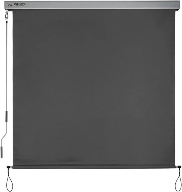 Sol Royal SolVision MS5 Senkrechtmarkise mit Kurbelantrieb in Anthrazit, B: 180 cm, H: 250 cm - Bild 1