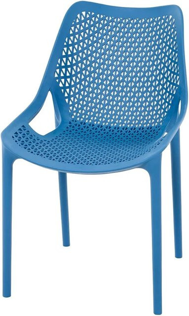 Siena Garden Stapelsessel District aus glasfaserverstärktem Polypropylen in Brillantblau - Bild 1