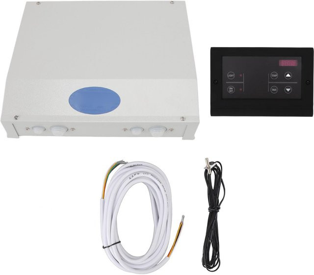 GoolRC Externer Dampfmotor-Controller für Saunaofen und Dampfgenerator, 380 V, Schwarz - Bild 1