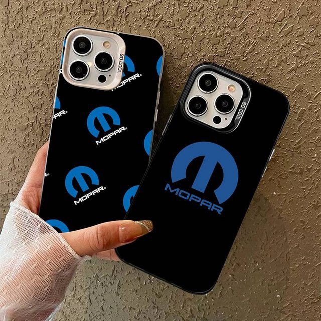 MOPAR SPORT CAR Handyhülle mit farbenfrohem Design für iPhone 11 bis iPhone 17 Pro Max Plus in mattem Look, Mehrfarbig - Bild 1
