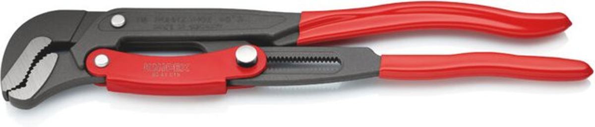 Knipex Rohrzange S-Maul mit Schnelleinstellung, grau pulverbeschichtet und Kunststoff überzogen, 420 mm - Bild 2