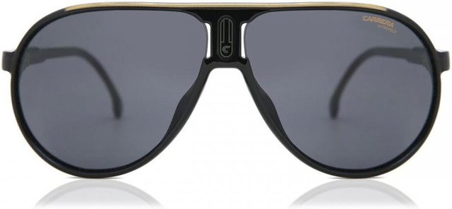 Carrera Champion N65 Sonnenbrille Aviator, Vollrand, Black/Grey, Unisex - Bild 1