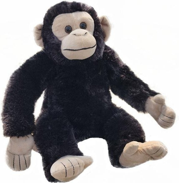 Yiran toy Gorilla-Stofftierpuppe Mutter und Baby, Schwarz, Plüsch / Textil - Bild 1