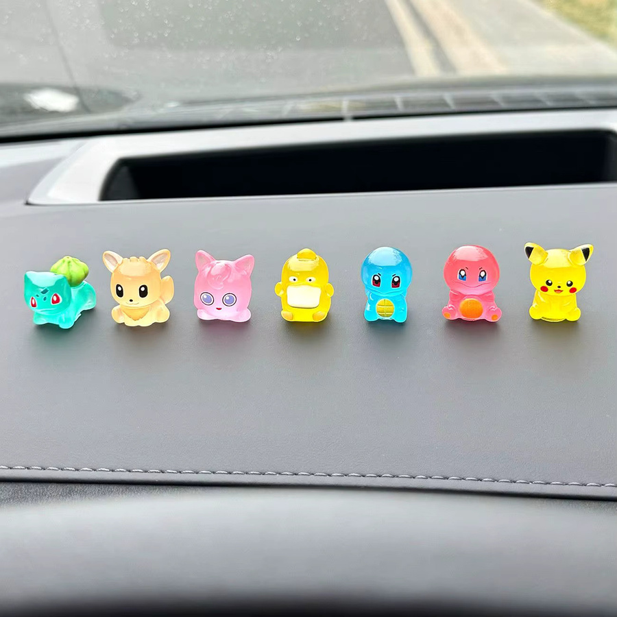 Bandai Pokémon Anime Figuren Set, 7-teiliges Set, Pikachu, Charmander, Bulbasaur - Bild 4