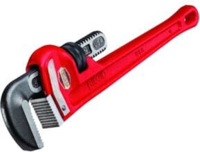 RIDGID Rohrzange aus Stahl in Rot für Rohre 2 1/2 Zoll, Gesamtlänge: 450 mm, Spannweite: 65 mm - Bild 1