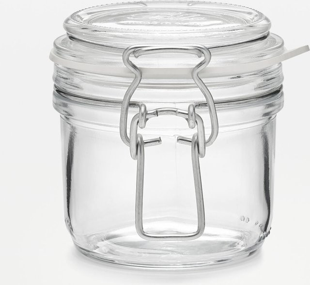 Bormioli Rocco Fido Terrina Bügelverschlussglas transparent, 6er Pack, 200 ml, Durchmesser: 8,3 cm, Höhe: 8,2 cm - Bild 1