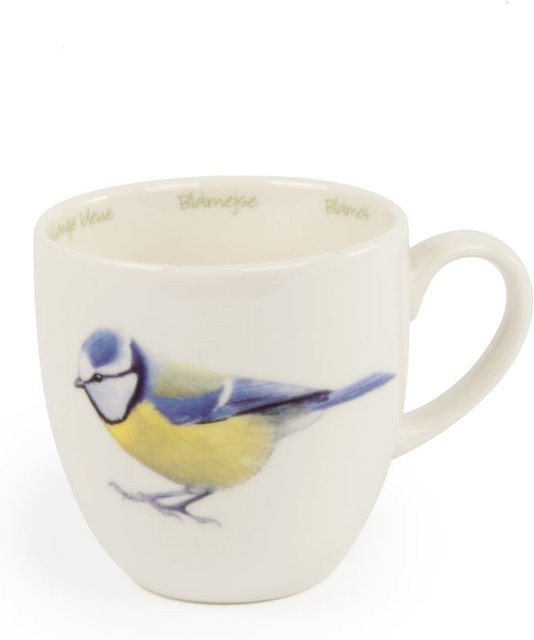 Tasse Blaumeise von CJ Wildlife, weiß, Keramik, spülmaschinenfest - Bild 1