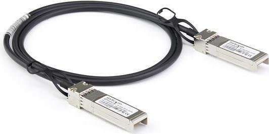StarTech.com SFP+ DAC Kabel 10 GbE, passives Kupfer Twinaxial Direktanschlusskabel, kompatibel mit Dell EMC DAC-SFP-10G-2M, Farbe: Schwarz, Länge: 2 m - Bild 1