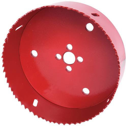 KS Tools HSS Bi-Metalllochsäge aus Stahl in Rot, Durchmesser: 127 mm - Bild 1