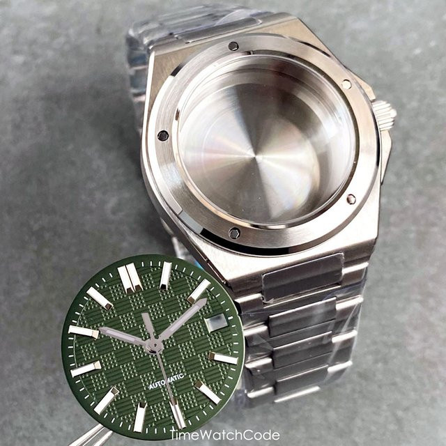 Tandorio Uhrengehäuse Edelstahl, Silber, 40 mm, Herren - Bild 1