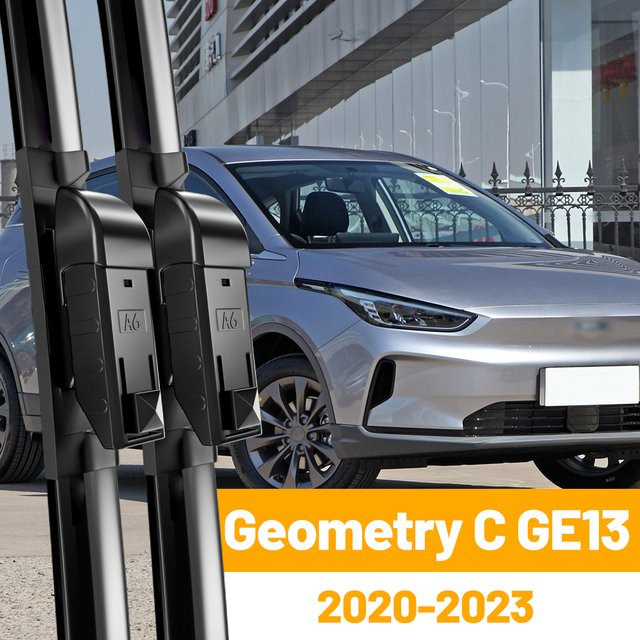 LECIBUBI Scheibenwischer Set für Geely Geometry C GE13 (2020-2023) in Schwarz, 24 Zoll und 17 Zoll - Bild 1