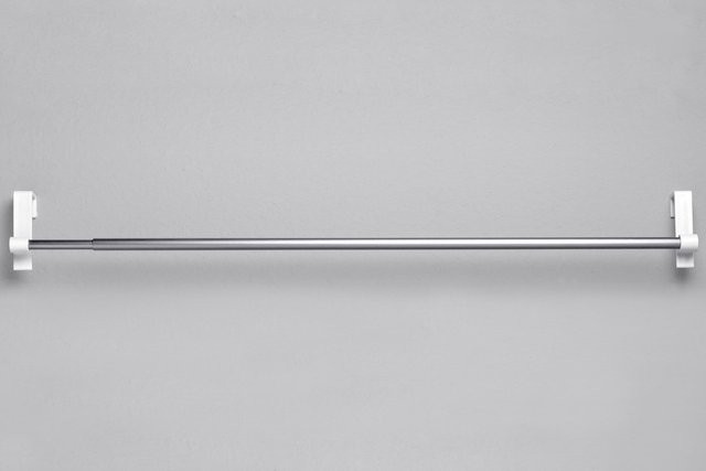 Gardinenstange Heine Home aus Aluminium mit Spannklammer in Silber oder Weiß - Bild 1