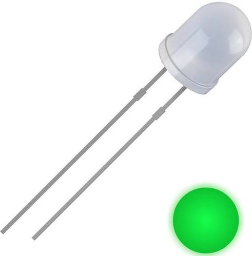Quadrios LED 2111O169 Grün Rund 5mm 2500 mcd 30° 20mA 3V - Bild 1