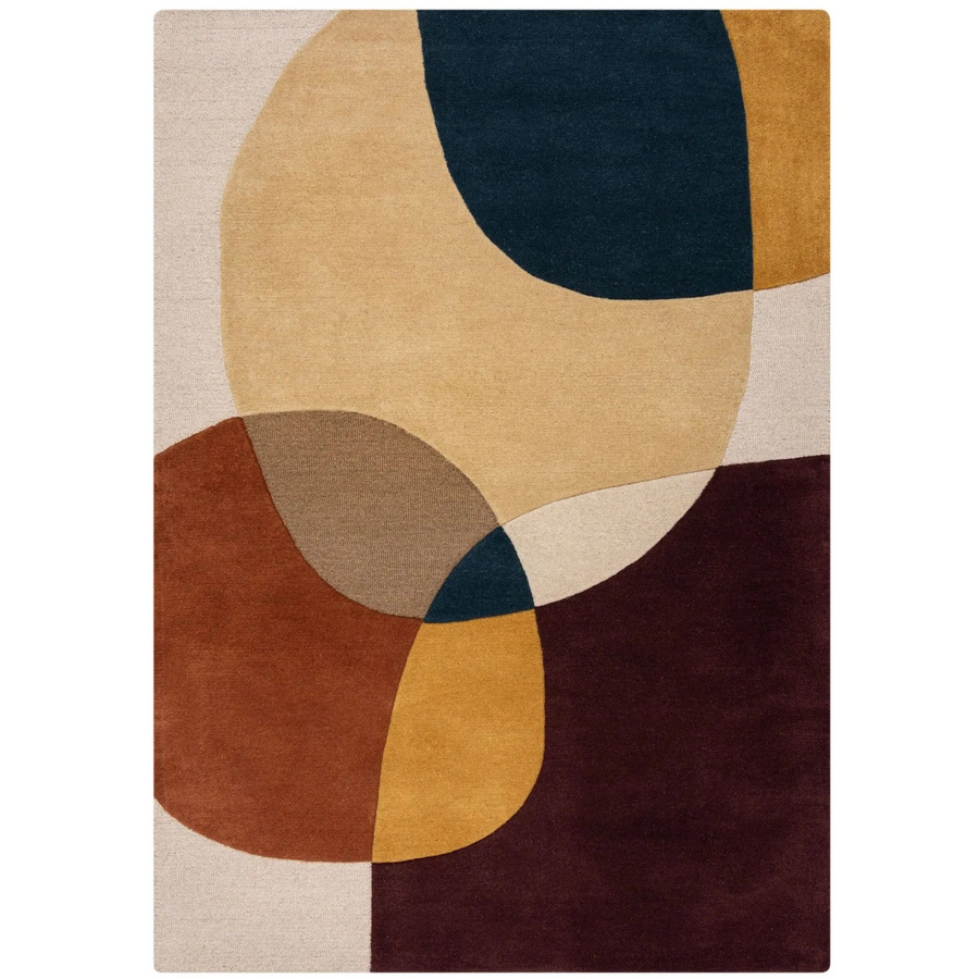 Flair Rugs Wollteppich Glow Abstract Modern Mehrfarbig B: 120 cm, T: 170 cm - Bild 2