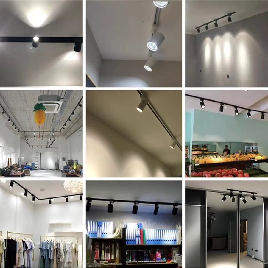 CHENBEN LED Track Beleuchtung Set Schwarz Modern mit Schienensystem für das Wohnzimmer - Bild 5