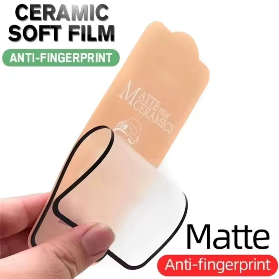 3er-Set Amour Brave matte Keramikfolie als Displayschutz für iPhone 17 16 15 14 13 12 Pro Max Plus 16e 17e Air – Vollflächiger weicher Schutz - Bild 2