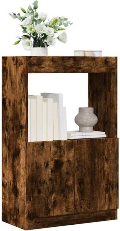 Vidaxl Highboard in Räuchereiche Braun aus Holzwerkstoff im Industrial Design, B/T/H: 63 x 33 x 100 cm - Bild 1