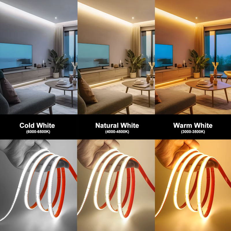 HEGEHE COB LED-Streifen IP65 wasserdicht, 220 V, 240 LEDs/m, flexibler Silikon-Lichtstreifen für Heimdekoration - Bild 3