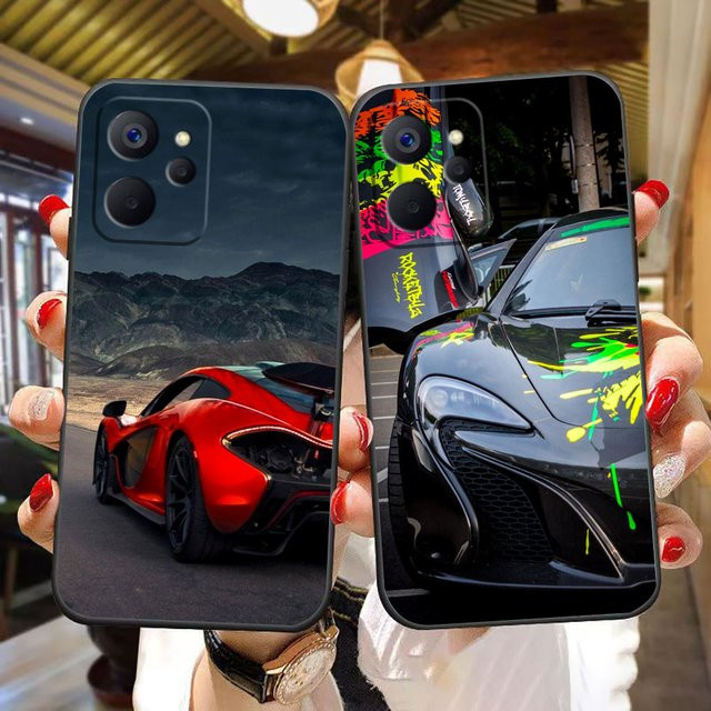 Luxus Sport Auto Design Handyhülle für Realme C75 C71 C65 C63 C55 C53 C35 15 15T 14 13 12 11 10 9I 8 Pro in Multicolour - Bild 1