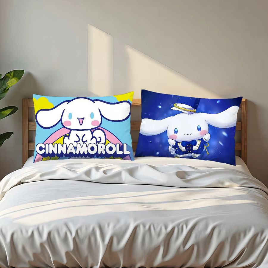 Sanrio Cinnamoroll Kissenbezug Rechteck in Blau mit Erdbeer-Motiv - Bild 4
