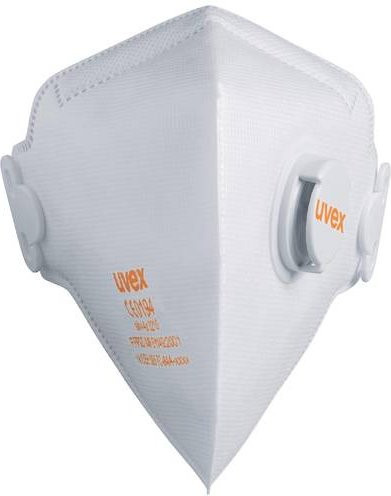 Uvex silv-Air class.3210 FFP2 Feinstaubmaske mit Ventil, 3 Stück, Weiß - Bild 1