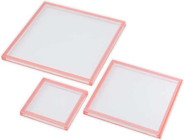 Sizzix Making Essentials Shaker Panes Squares, 3er Pack, transparent - Bild 1