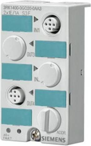 Siemens 3RK1400-0GQ20-0AA3 SPS-E/A-Modul in Weiß - Bild 1