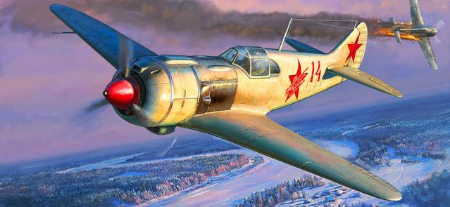 Zvezda Lavochkin LA-5, Fahrzeug, 1:72 - Bild 1