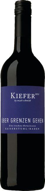 Weingut Kiefer Über Grenzen Gehen Cuvée Rotwein, Spätburgunder, 2022, Kaiserstuhl, trocken, 0,75 l - Bild 1
