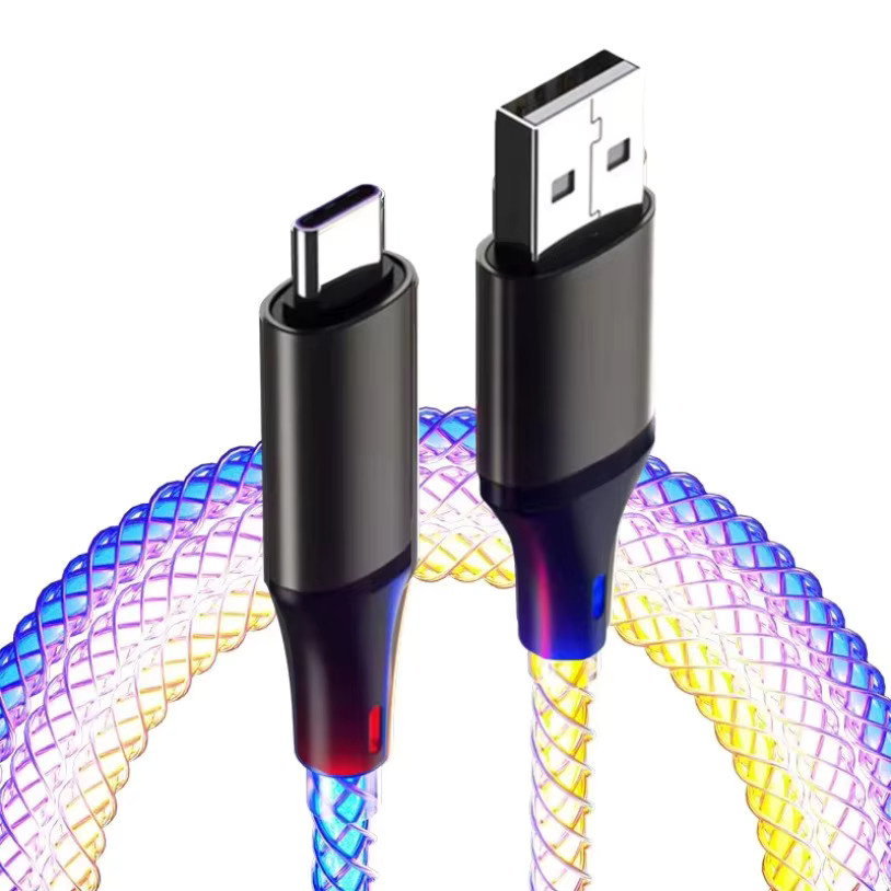 Xiaomi RGB-Farblicht USB-C Schnellladedatenkabel mit 66 W für Xiaomi K60 Ultra und S23, Multicolour - Bild 6