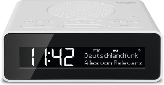 TechniSat DigitRadio 51 DAB+ und UKW Radiowecker in Weiß - Bild 1