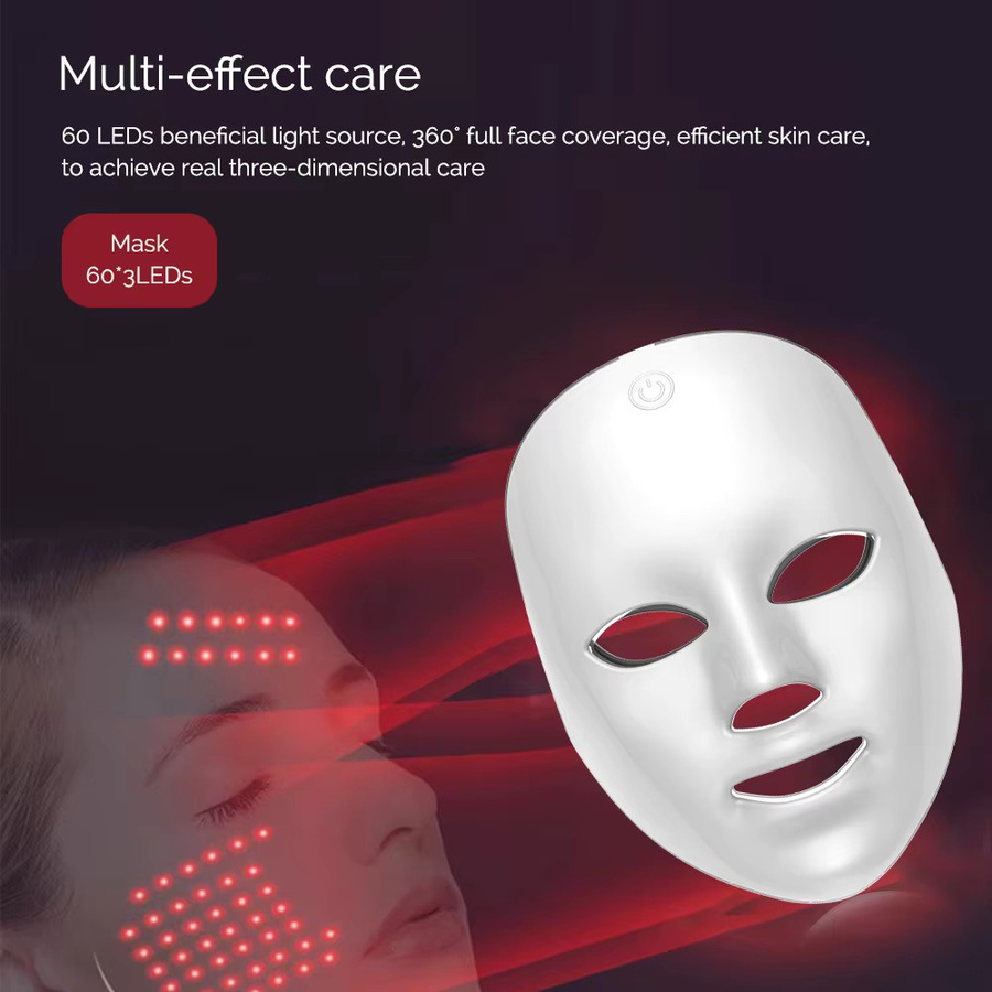 foreverlily LED-Gesichtsmaske, 7-Farben, Unisex - Bild 2