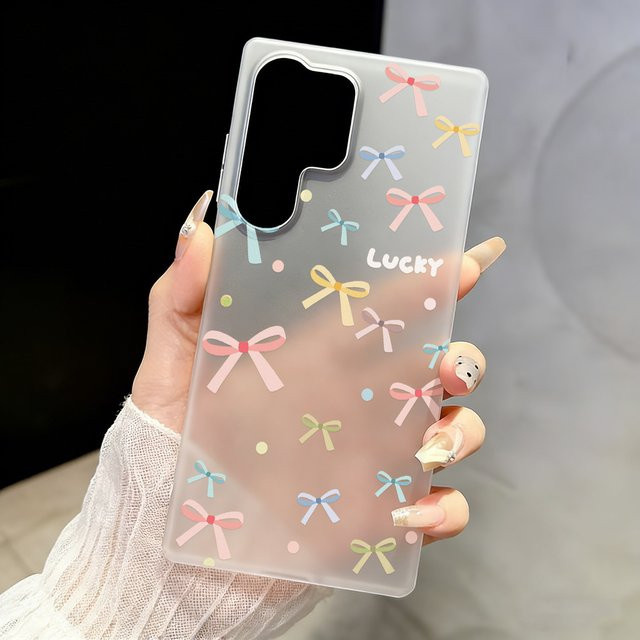 Bunte Schleifen-Handyhülle für Samsung Galaxy S25 Ultra S24 FE S23 A56 5G A17 A16 A36 A35 A55 A54 A26 A06 A07 in Multicolour mit weichem Matt-Schutz - Bild 1