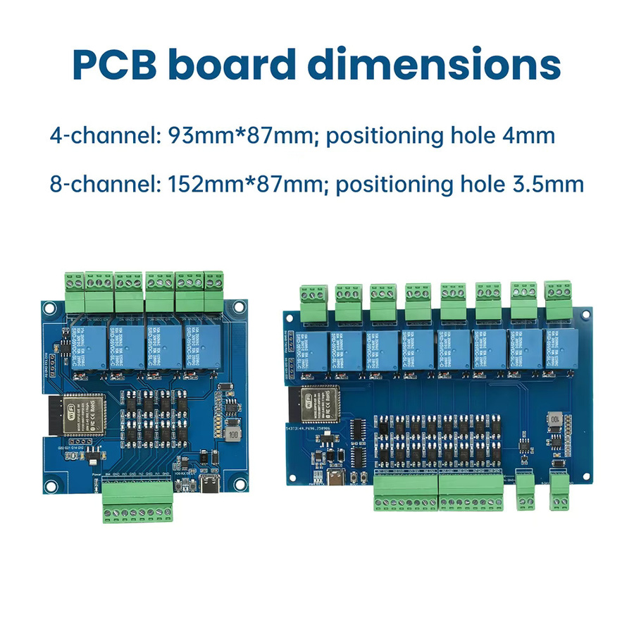 Aideepen ESP32 WLAN-Relais-Entwicklungsboard mit RS485 USART Modbus, Bluetooth und Optokoppler-Isolationsmodul, Typ C, Blau - Bild 3