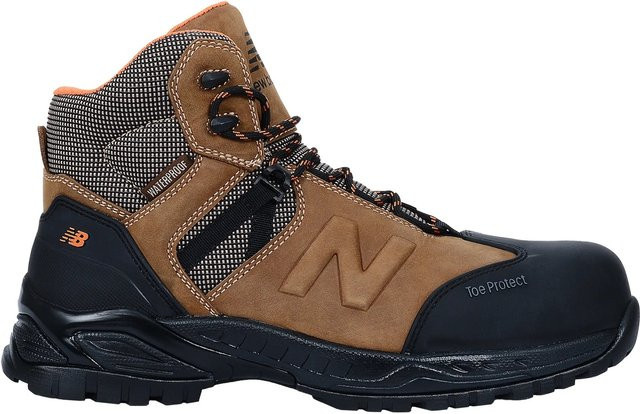 New Balance Sicherheitsstiefel Allsite S3 aus Leder in Rustic Brown-Schwarz Gr. 40 - Bild 1
