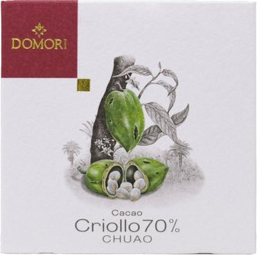 Domori Edelbitterschokolade Chuao 70 % glutenfrei 50 g - Bild 1
