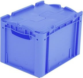 Bito Eurostapelbehälter XL mit Deckel XLD43271, Blau, B/T/H: 40 x 30 x 28,8 cm - Bild 1