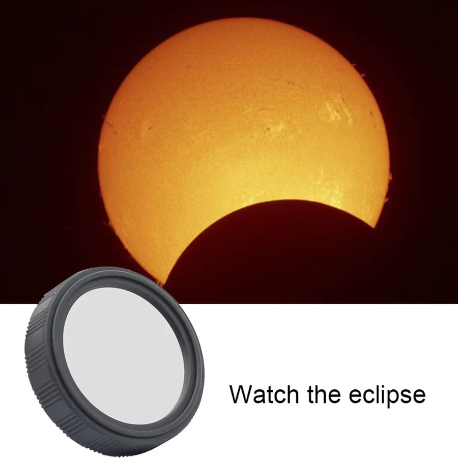 AstroSolar Sonnenfilter für astronomische Teleskope zur Sonnenfleckenbeobachtung, Farbe: Schwarz, Innendurchmesser: 46,5 mm - Bild 5