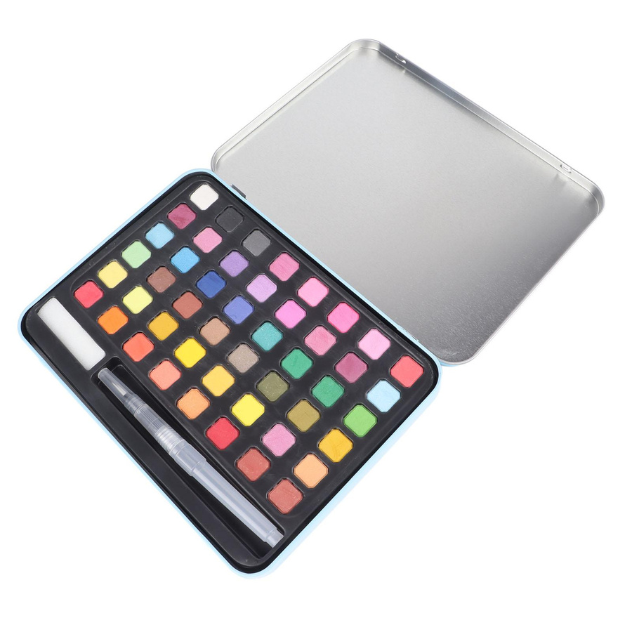 GoolRC Aquarellfarben Set, 48 Farben, Bunt / Mehrfarbig - Bild 2