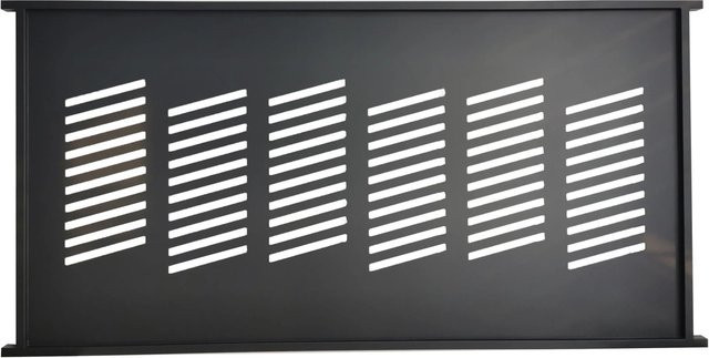 Aluminiumzaun Stockholm Zaunmatte pulverbeschichtet Anthrazit B/H: 200 x 100 cm - Bild 1
