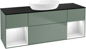 V&B Waschtischunterschrank Finion in Weiß lackiert, Breite: 160 cm, Tiefe: 50,1 cm, Höhe: 50,1 cm - Bild 1