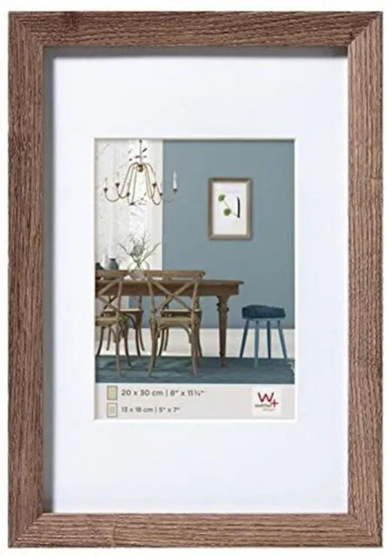 Walther Design Fiorito Wandrahmen aus Holz in Nussbaum mit Passepartout, B/H: 20 x 30 cm - Bild 2
