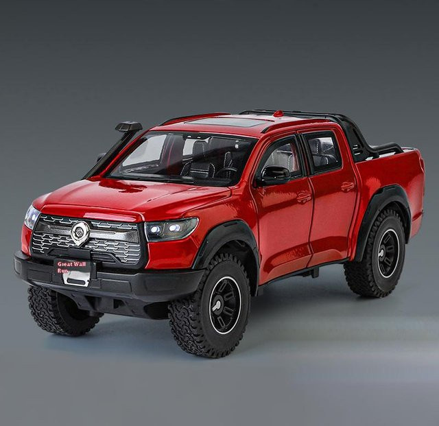 Linyi toy car Gwm Poer Kanone Offroad SUV, Modellauto, Metall, 1:24, ab 14 Jahren - Bild 1
