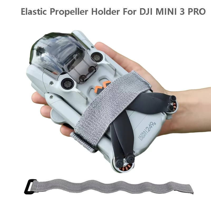 DJI Propeller Halter Stabilisatoren Strap für DJI Mini 3 Pro, Mini 4 Pro, Mini 3 und Air 2/3 in Grau - Bild 2