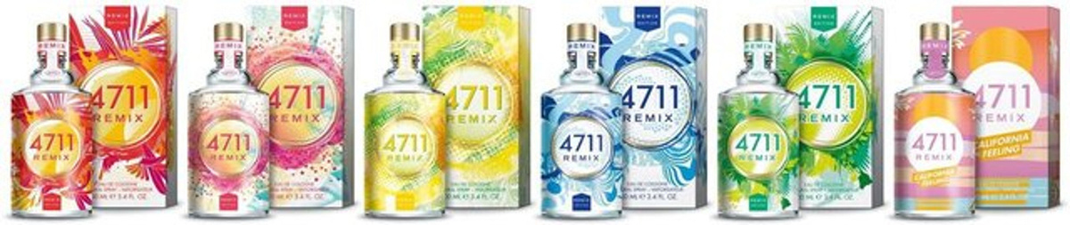 4711 Remix California Feeling Eau de Cologne für Damen, fruchtig-blumig-zitrisch, mehrfarbig - Bild 1