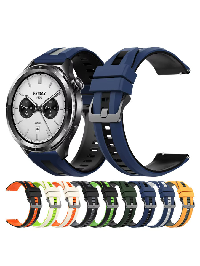 Uhrenarmband Silikon, 22 mm, Unisex - Bild 5