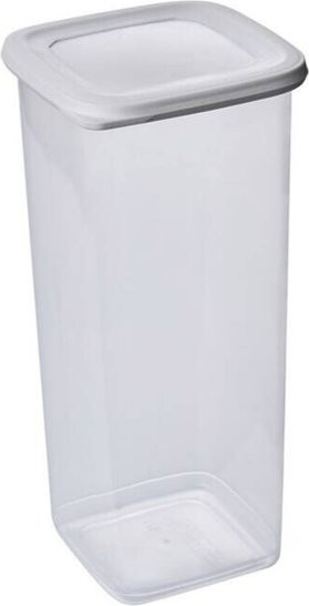 HermiaConcept Vorratsdosenset 12-teilig weiß und transparent, BPA-frei und spülmaschinenfest, B/H/T: 10 x 24,5 x 10 cm - Bild 1