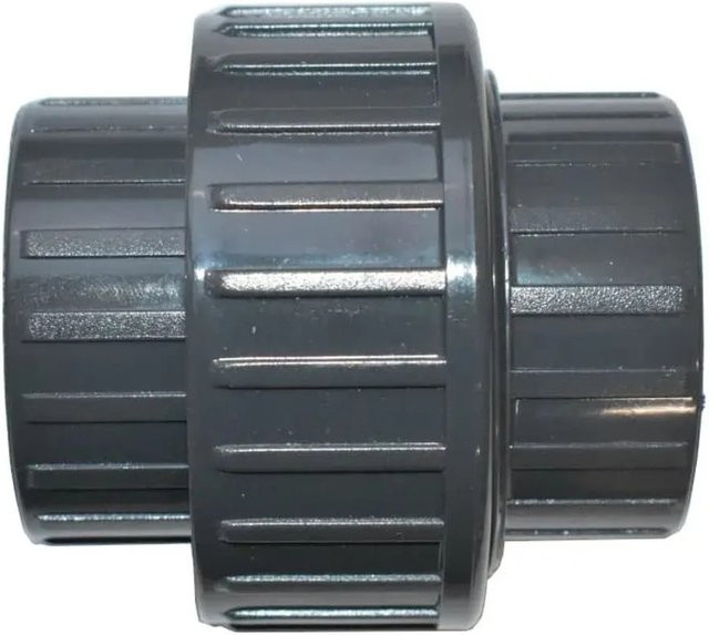 Cepex PVC Rohrverbinder Kopplung 2 Zoll Grau - Bild 1